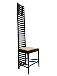 1980s Hill House 1 Chair by Charles Rennie Mackintosh for Cassina Italy